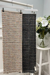 Textured Tweed-Style Long Scarf