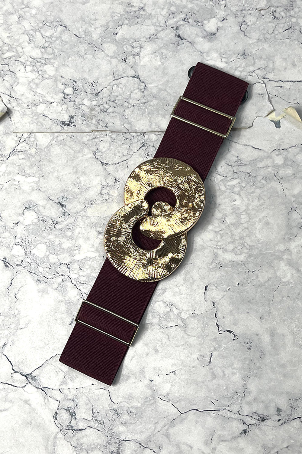 Gold Linked Statement Stretch Belt