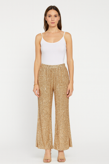 Wide Leg Sequin Trouser.