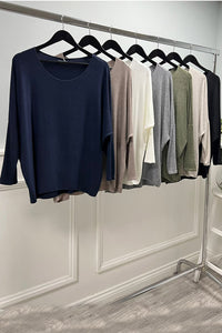 Round Neck, Viscose & Nylon Light Knitted Top