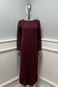deep wine lace overlay dress with a satin slip
