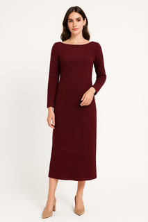 deep wine lace overlay dress with a satin slip