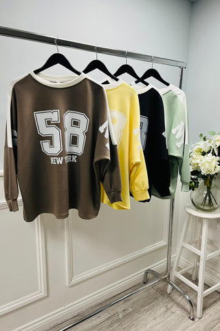 American Inspired, Round Neck, Batwing Top