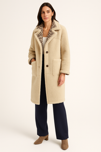 Reversible Two Pocket Teddy Coat