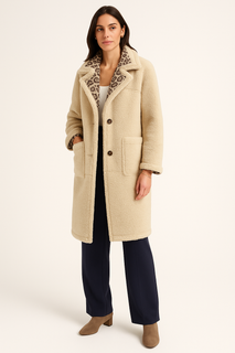 Reversible Two Pocket Teddy Coat