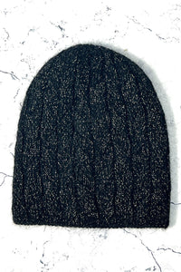 Lurex Detailed Knitted Hat
