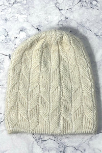 Lurex Detailed Knitted Hat