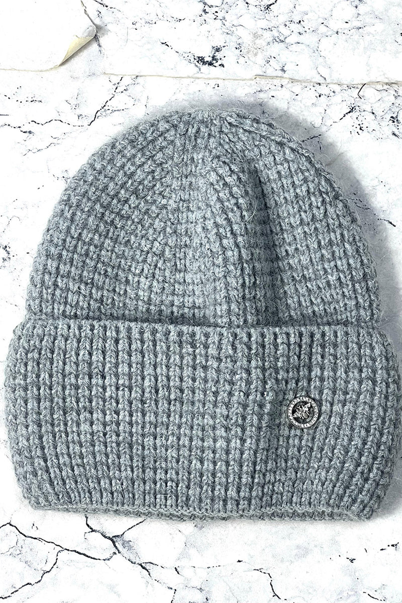 Chunky Rib-Knit Winter Beanie
