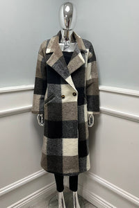 Collared, Button Detailed, Two Pocket Coat